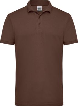 James & Nicholson | Pánské pracovní piqué polo brown L