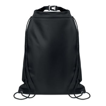 DEBO BAG Nepromokavý stahovací batoh black