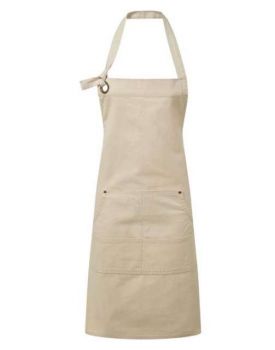 'CALIBRE' HEAVY COTTON CANVAS POCKET APRON Natural U