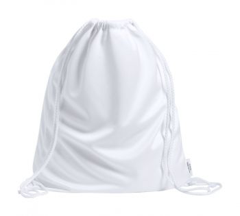 Trecel anti-bacterial drawstring bag white