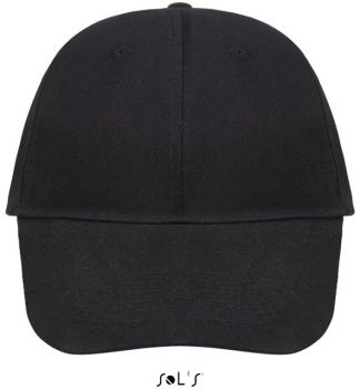 SOL'S BUFFALO - SIX PANEL CAP Black U