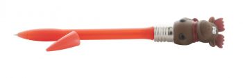 Caribou ballpoint pen red , brown