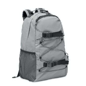 BRIGHT SPORTBAG Vysoce reflexní batoh 190T matt silver