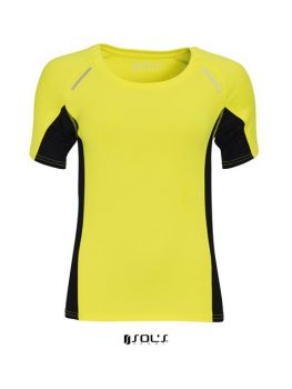 SOL'S SYDNEY WOMEN - SHORT SLEEVE RUNNING T-SHIRT Neon Yellow 2XL