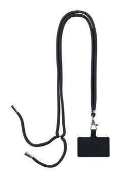 Trimax lanyard s držiakom na mobil black