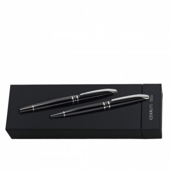 Set Silver Clip Pastel Grey (ballpoint pen & rollerball pen)