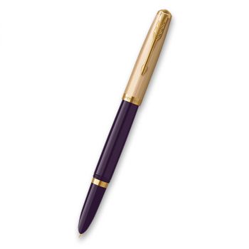 Parker 51 Deluxe Plum GT PP -M- Au 750/1000