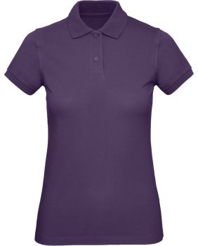 B&C | Dámské piqué polo z bio bavlny radiant purple S