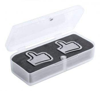 Oky paper clip set silver