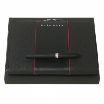 Set Gear Black (rollerball pen & conference folder A5)