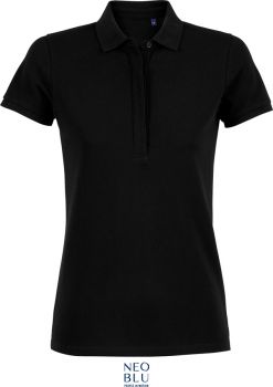 NEOBLU | Dámské piqué polo deep black L