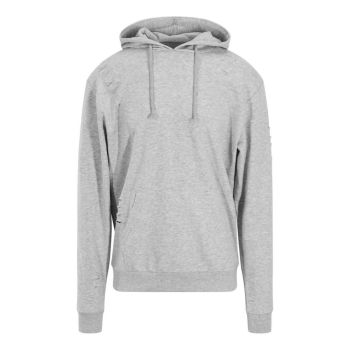 DISTRESSED HOODIE Heather Grey 2XL