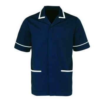 ‘MALVERN’ MEN’S HEALTHCARE TUNIC Navy/White 3XL