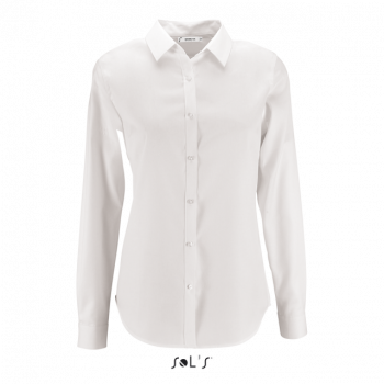 SOL'S BRODY WOMEN - HERRINGBONE SHIRT White XL