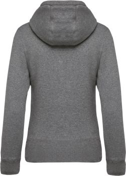 Kariban | Dámská mikina s kapucí z bio bavlny grey heather XXL