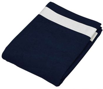 BEACH TOWEL Navy/White 100X160