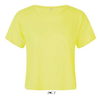 SOL'S MAEVA - WOMEN'S CROP TOP Neon Yellow 0