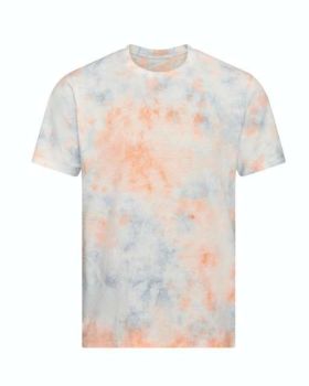 TIE-DYE T Grey Pink Marble M