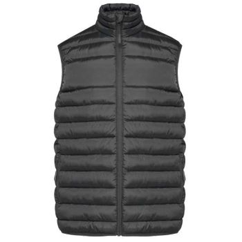 MEN'S QUILTED BODYWARMER Dark Grey L