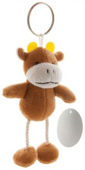 Zoony plush animal, cow brown