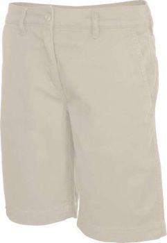 LADIES' CHINO BERMUDA SHORTS Beige 46