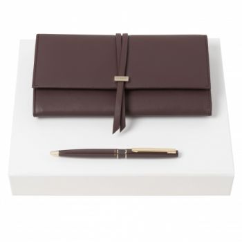 Set Lien Bordeau (ballpoint pen & case)