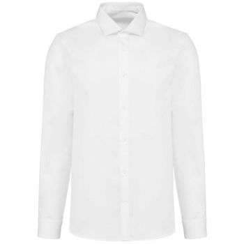 MEN'S PINPOINT OXFORD LONG-SLEEVED SHIRT White M