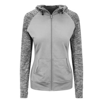 WOMEN'S COOL CONTRAST ZOODIE Grey/Grey Melange XL