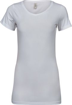 Tee Jays | Dámské elastické tričko white S