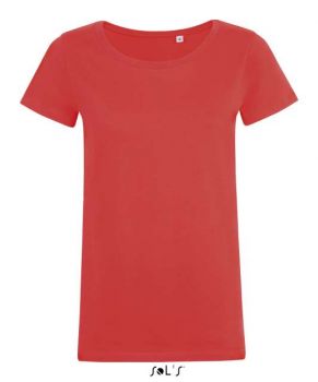 SOL'S MIA WOMEN'S ROUND-NECK FITTED T-SHIRT Hibiscus 2XL