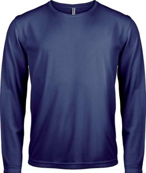 MEN'S LONG-SLEEVED SPORTS T-SHIRT Sporty Navy M