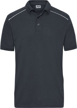 James & Nicholson | Pánské pracovní polo - Solid carbon 4XL