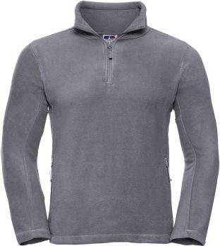 Russell | Fleecový svetr s 1/4 zipem convoy grey XL