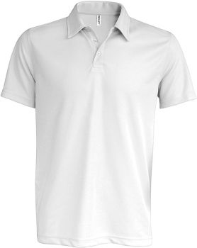 Kariban ProAct | Pánské polo CoolPlus® white L