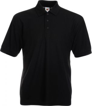 F.O.L. | Piqué polo black M