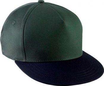 SNAPBACK CAP - 5 PANELS Forest Green/Black U