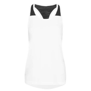 WOMEN'S COOL SMOOTH WORKOUT VEST Arctic White/Jet Black XL