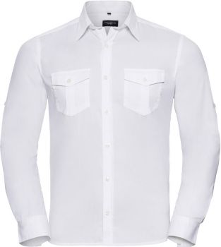 Russell | Keprová košile white 3XL