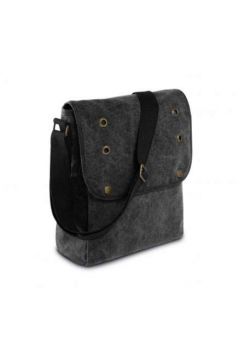 CANVAS SHOULDER BAG Black U