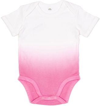 Babybugz | Dětské body "Dips" white/bubble gum pink 12-18