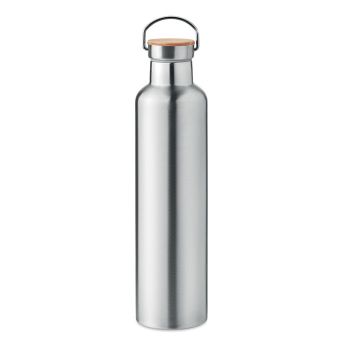 HELSINKI LARGE Dvoustěnná láhev 750ml matt silver