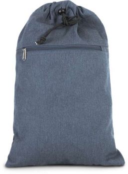 POLYCOTTON BACKPACK Iris Blue Heather U