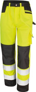 Result | Bezpečnostní cargo kalhoty fluorescent yellow S