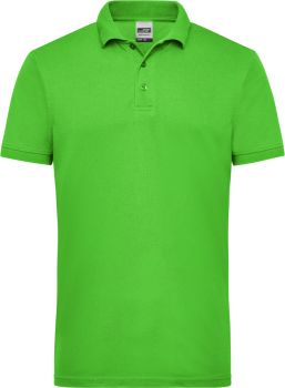 James & Nicholson | Pánské pracovní piqué polo lime green M