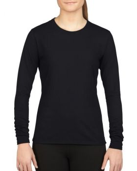 PERFORMANCE® LADIES' LONG SLEEVE T-SHIRT Black L