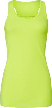 Bella + Canvas | Dámské volné "racerback" tílko neon yellow M