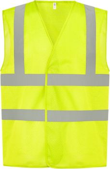 Yoko | Hi-Vis síťovaná bezpečnostní vesta hi vis yellow M