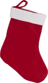 SANTA CLAUS STOCKING Red/White U