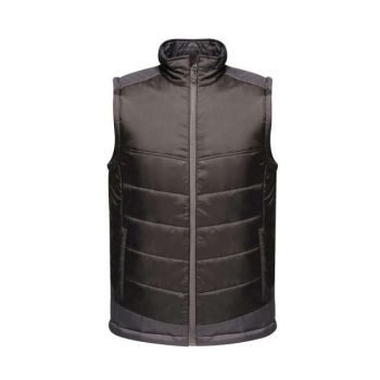 CONTRAST INSULATED BODYWARMER Black/Seal Grey XS