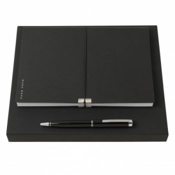 Set HUGO BOSS (ballpoint pen & note pad A5)